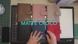 Gillio Collection Part 1, A6 Appunto, Matte Croco