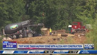 TDOT more than halfway done with Alcoa Highway construction