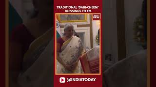 President Droupadi Murmu Serves Traditional 'Dahi-Cheeni' To Nirmala Sitharaman Ahead Of Budget