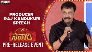 Producer Raj Kandukuri Speech @ Savaari Pre Release Event | Nandu, Priyanka Sharma