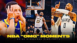 NBA “Greatest Plays 2024 First Half of Season” MOMENTS