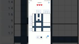 Nonogram Puzzle Level 23 | Gameplay Walkthrough | Easy Solution