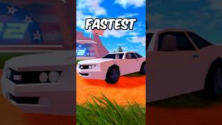 Top 10 FASTEST Vehicles in Roblox Jailbreak