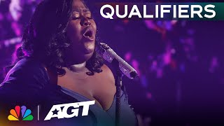 Lachuné SHINES with "The Best" by Tina Turner | Qualifiers | AGT 2023