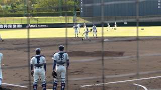 神戸国際大附 シートノック(2013春季兵庫大会2回戦)