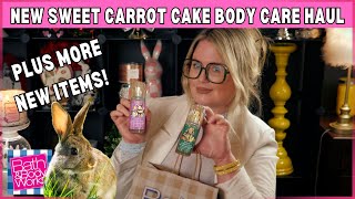 EASTER 2025 SWEET CARROT CAKE BODY CARE HAUL \u0026 REVIEW PLUS MORE at Bath \u0026 Body Works