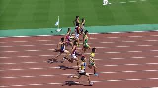 近江高校男子陸上競技部　陸協記録会　三品１００ｍ　2017.9.24