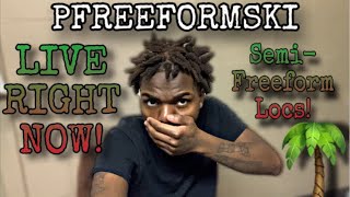 🌴FREEFORM LOCS + 🏋🏾FULL BODY WORKOUT! (ROAD TO 400 SUBS!)(Night Stream)