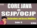 Core Java With OCJP/SCJP: Declarations and Access Modifiers Part-10|| native,static,transient