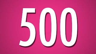 500 Second Countdown Timer - Pink Background