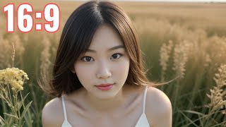 #40 Video (16:9) AI Look Book. Beautiful Korean women. AI 4K pictures.