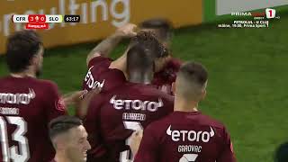 REZUMAT. CFR Cluj - Unirea Slobozia 3-0. Repetiție utilă pentru Conference League