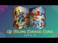 3d Foldable Carousel Card Hover Animation Effects Using HTML CSS & JavaScript | Keyframe Effects