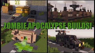 Minecraft: 15+ Zombie Apocalypse Builds!