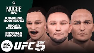 UFC 5 CAF Guide - RONALDO RODRIGUEZ, EDGAR CHAIREZ, and ESTEBAN RIBOVICS (UFC Noche Special)