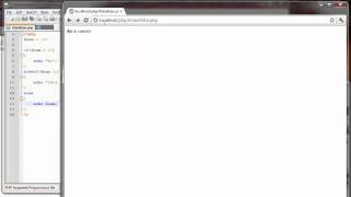 PHP Tutorial - If Elseif Else Intro