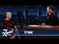 P!nk on Touring with Babies, Performing on the Side of a Building & Olivia Newton-John Tribute