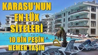 KARASU SATILIK YAZLIK EKŞİOĞLU EVLERİ SİTELERİ KARASU SATILIK DAİRE