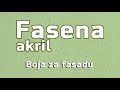 Fasena AKRIL - Boja za fasadu