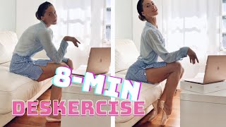 Best Desk Stretches | 8 Minute Deskercise with Diana Sorokova