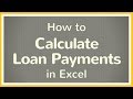 How to Use the Payment Function in Excel - Tutorial