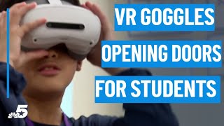 VR googles help students wrap their heads around abstract, high-level math | NBCDFW