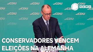 Conservadores vencem eleições na Alemanha e Friedrich Merz deve assumir governo