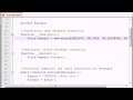 AJAX Chat Tutorial - 6 - Deleting Messages