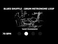 blues shuffle drum metronome loop 70 bpm