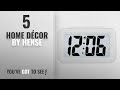 Top 10 Home Décor By Hense [ Winter 2018 ]: Hense Creative Nightlight Alarm Clock Bedside Desk