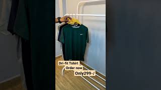 Dri-fit Tshirt Nike for men 🔥 order through WhatsApp #nike #gym #tshirt #trending #shorts