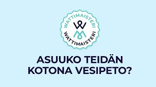 Asuuko teillä vesipeto? Säästä vedenkulutuksessa ja energialaskussa