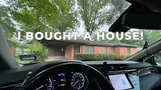 Surprise! I Bought A House! // House Tour
