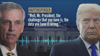 Raffensperger speaks about call with President Trump over Georgia election