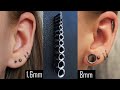 My Ear Stretching Journey from 1,6mm to 8mm (14g to 0g)