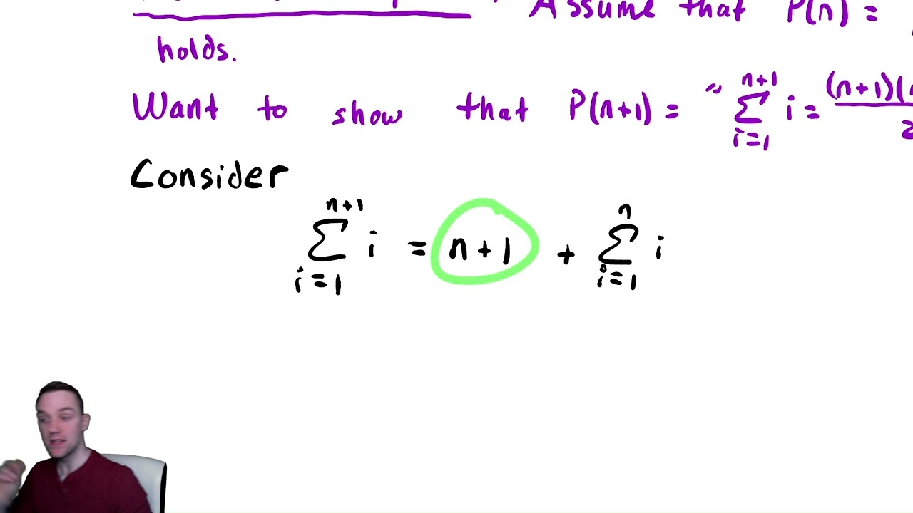 Summations 4 Proving The Arithmetic Sum Formula With Induction - YouTube