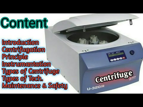 Centrifuge Machine Practical | Working Principle Of Centrifuge Types Of ...