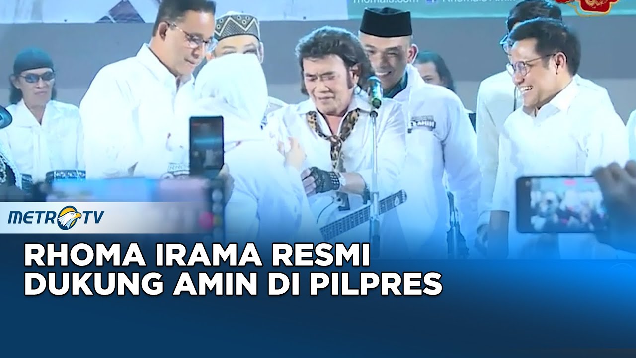 Raja Dangdut Rhoma Irama Dukung AMIN Di Pilpres 2024 - YouTube