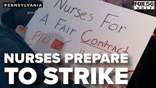 Hundreds of Geisinger nurses prepare for historic strike