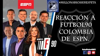 VIDEOREACCIÓN A F90 DE ESPN COLOMBIA,  06/10/2022