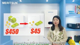 Just one MeritSun Powerwall: Reduce your household electricity costs by 90%