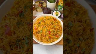 Easy Tomato Pulao Recipe😍 #shorts #pulao #viralvideo