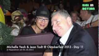 Actress Michelle Yeoh \u0026 FIA Boss Jean Todt @ Oktoberfest 2013 -  Day 11 @ Hippodrom