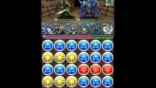 パズドラ「勇者降臨」商業神ヘルメス×イズイズ4倍PTノーコン攻略