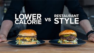 How to make a Lower Calorie Smash Burger that still tastes good.