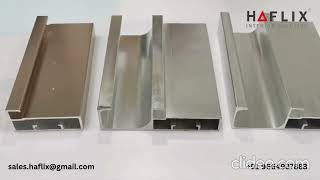 ALUMINUM PROFILE SECTION 45MM GLASS PROFILE 68MM HANDLE PROFILE