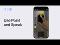 How to use Point and Speak on iPhone or iPad | Apple Support