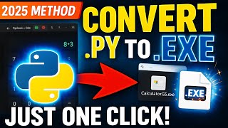 🔥 How to Convert Python .py to .exe [ 2025 Update ] Python + PyInstallar | Python GUI Project .EXE