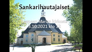 Sankarihautajaiset Lappeen Marian kirkosta