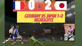 #Germany vs Japan 1-2 Highlights